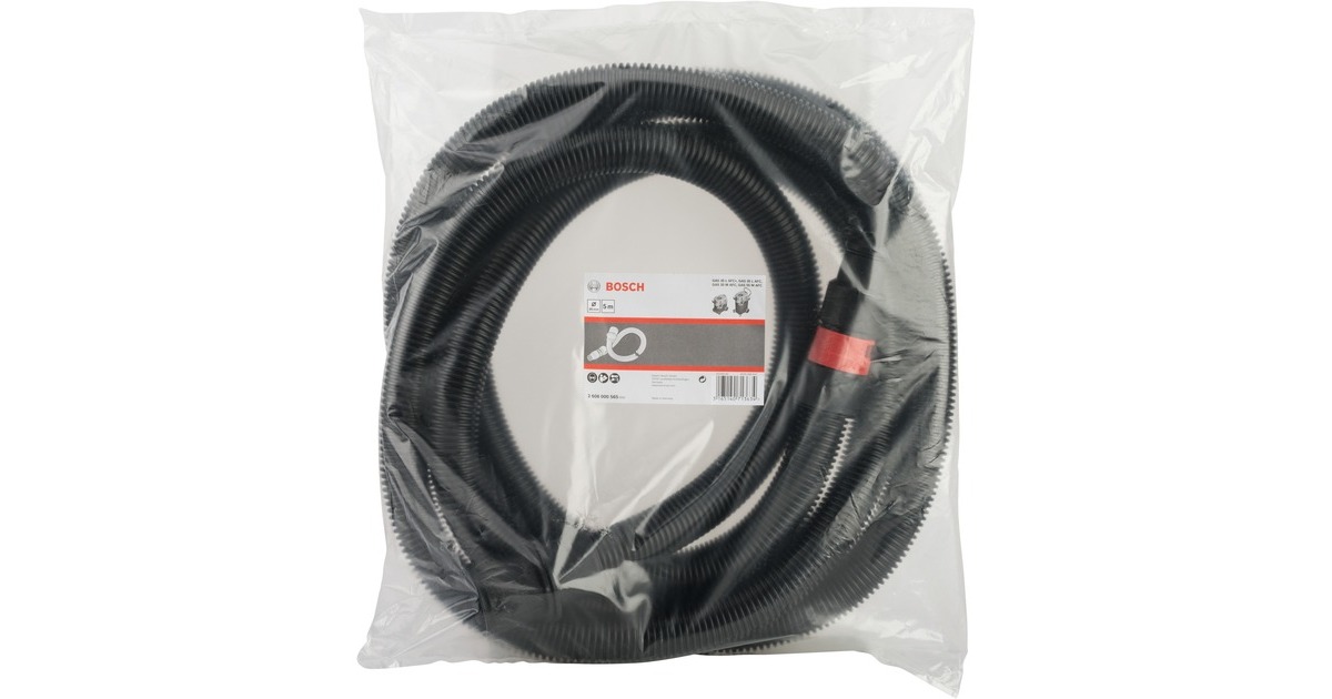 Bosch Schlauch mit Bajonettverschluss, DN 35(schwarz, 5 Meter, inkl. Werkzeugmuffe)