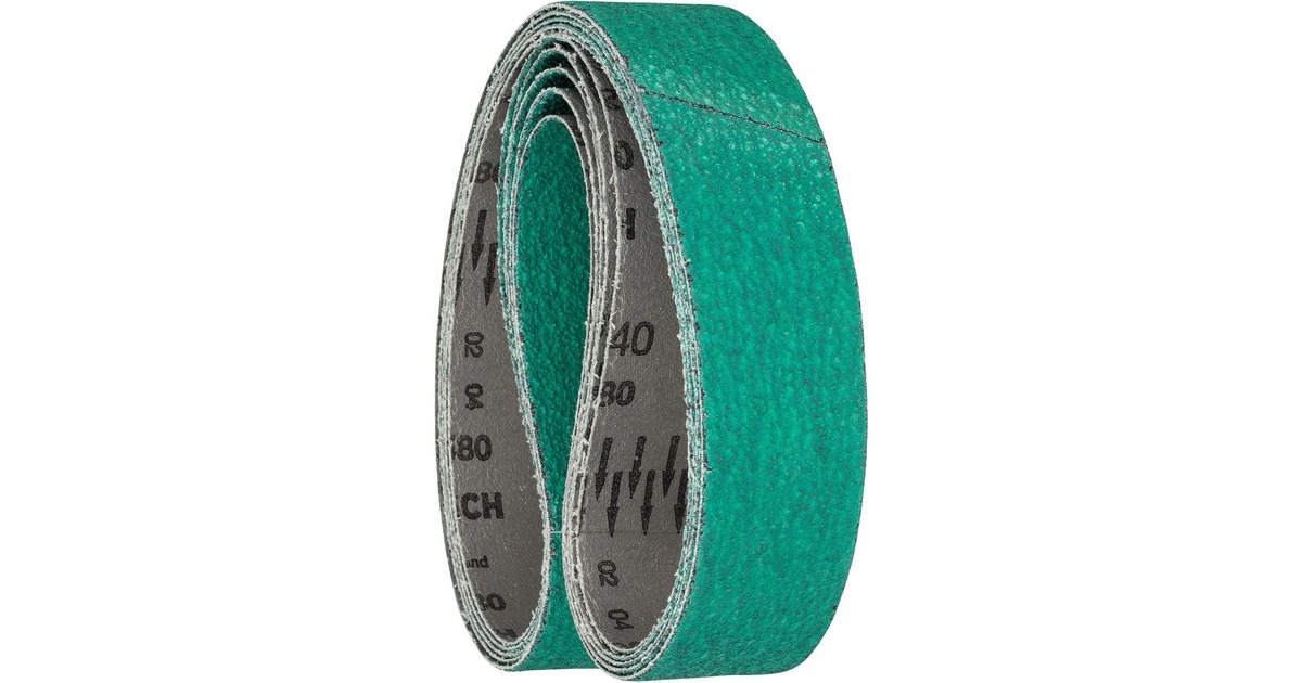 Bosch Schleifband Y580 Best for Inox, 40x760mm, K40(5 Stück, für Rohrbandschleifer)