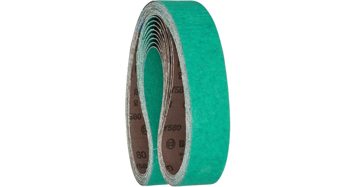 Bosch Schleifband Y580 Best for Inox, 40x760mm, K80(10 Stück, für Rohrbandschleifer)