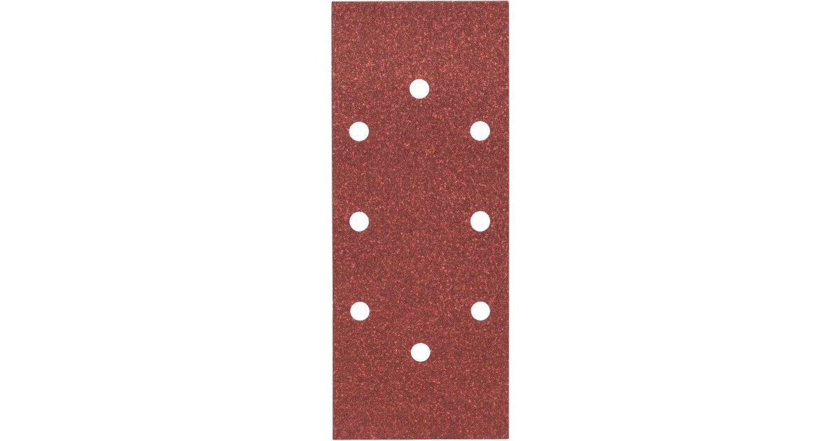 Bosch Schleifblatt 93 x 230mm, K80(25 Stück, für Schwingschleifer AEH, Black+Decker)