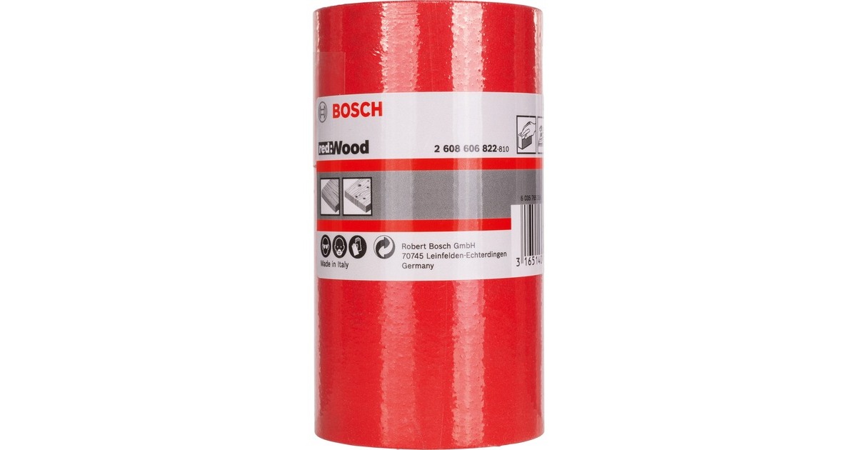 Bosch Schleifblatt C410 Standard for Wood and Paint, 115mm, K240(5 Meter Rolle, zum Handschleifen)