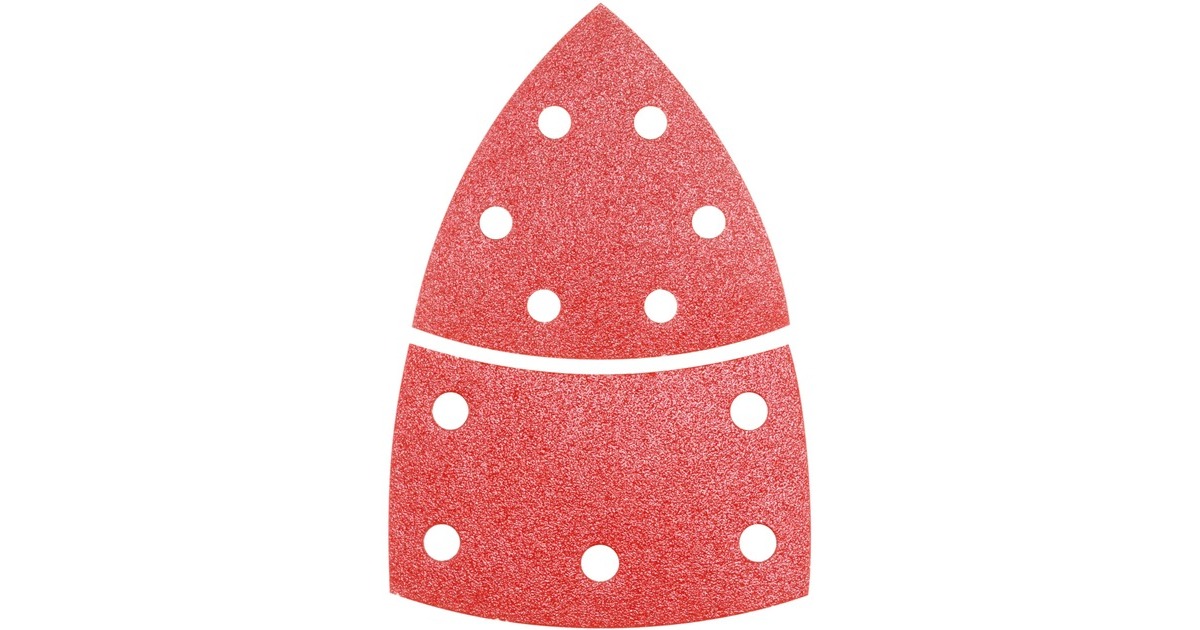 Bosch Schleifblatt C430 Expert for Wood and Paint, 102 x 62 / 93mm, K80(10 Stück, für Multischleifer)