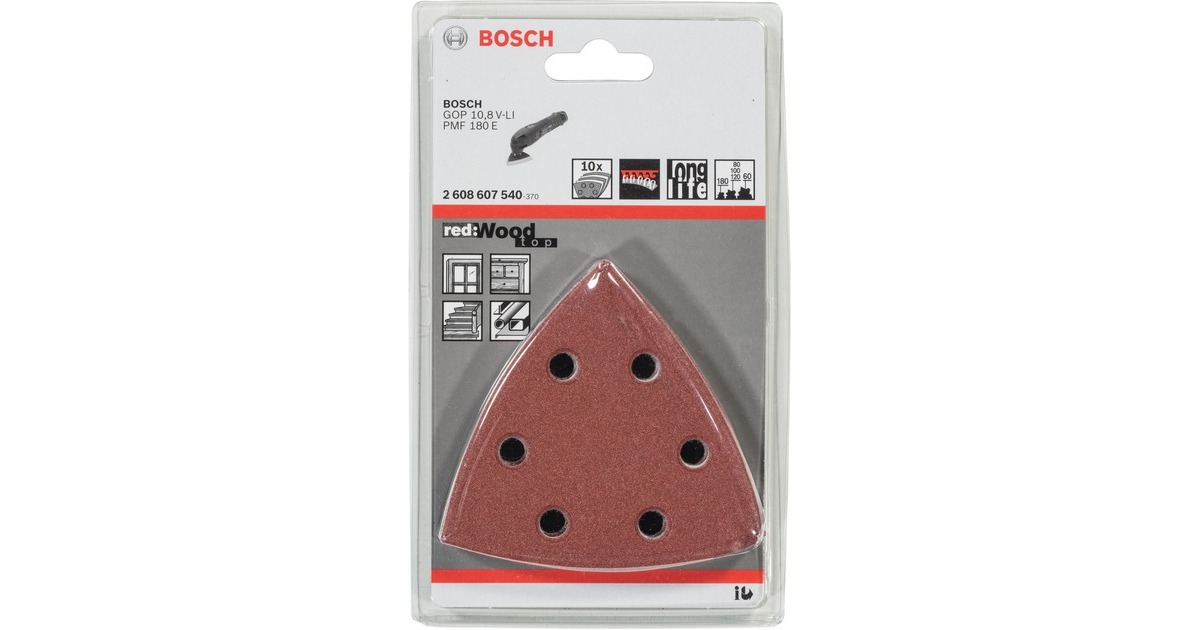 Bosch Schleifblatt-Set C430 Expert for Wood and Paint, 10-teilig