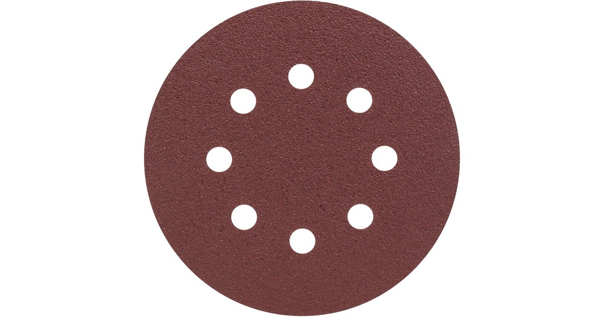 Bosch Schleifblatt-Set Exzenter, Ø 125mm, K80(25 Stück, für Exzenterschleifer)