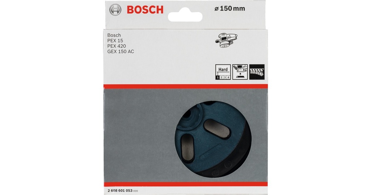 Bosch Schleifteller hart, Ø 150mm(schwarz)