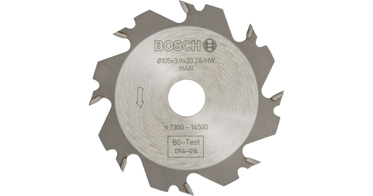 Bosch Schlitzfräser Ø 105mm x 20mm, 8Z(für Schattenfugenfräse GUF 4-22 A und PSF 22 A)