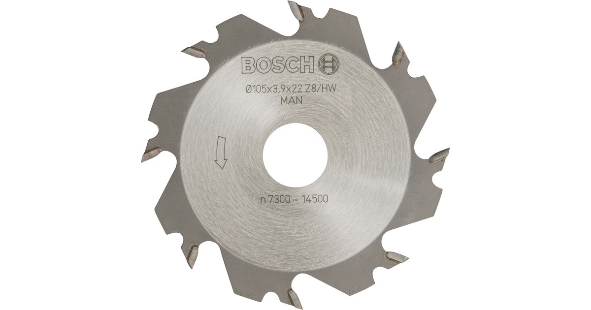 Bosch Schlitzfräser Ø 105mm x 22mm, 8Z(für Flachdübelfräse GFF 22 A Professional)