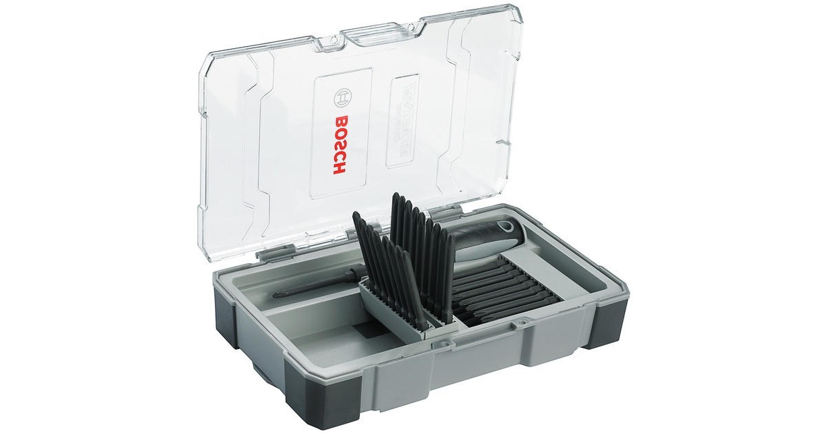 Bosch Schraubendreher-Set mit Handgriff, 1/4