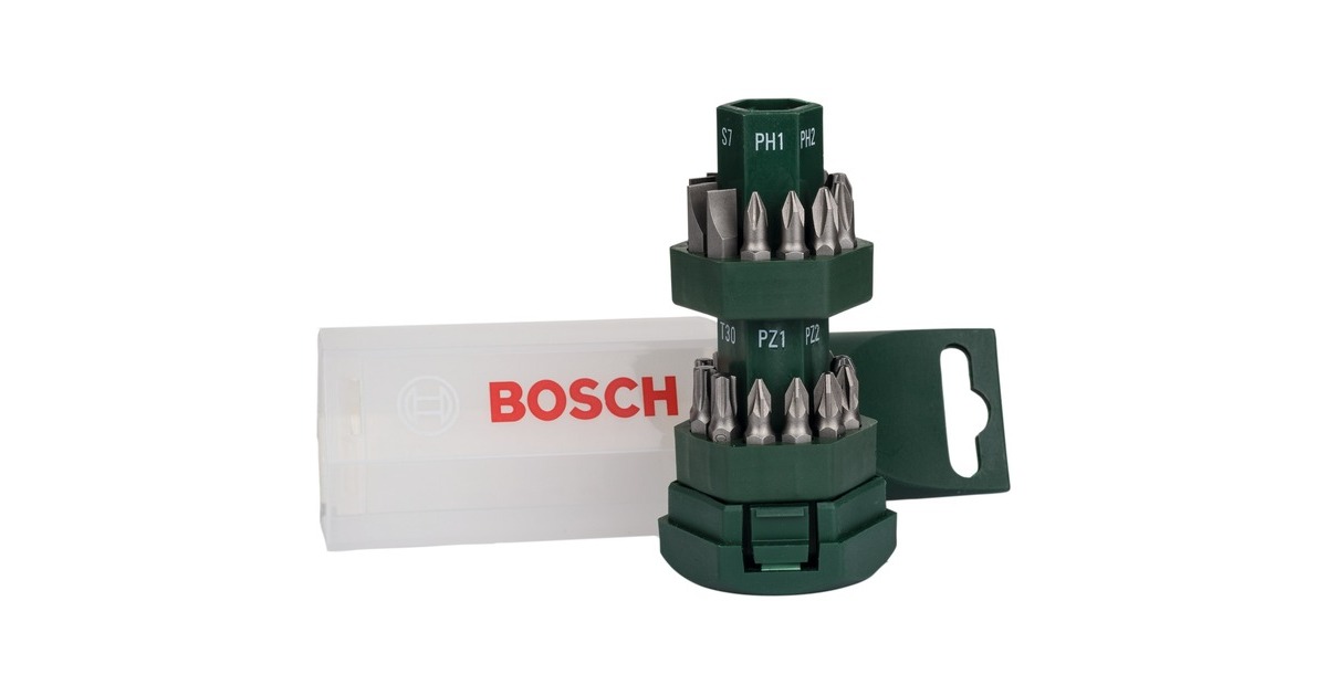 Bosch Schrauberbit-Satz "Big-Bit", 25-teilig(grün)