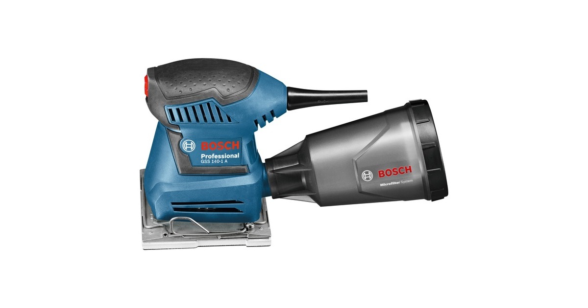 Bosch Schwingschleifer GSS 140-1 A Professional(blau/schwarz, 180 Watt)