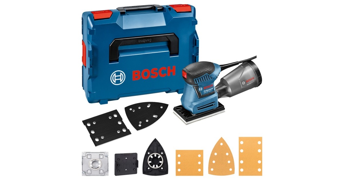 Bosch Schwingschleifer GSS 160 Multi Professional(blau/schwarz, 180 Watt, L-BOXX) Bosch Schwingschleifer GSS 160 Multi Professional(blau/schwarz, 180 Watt, L-BOXX)
