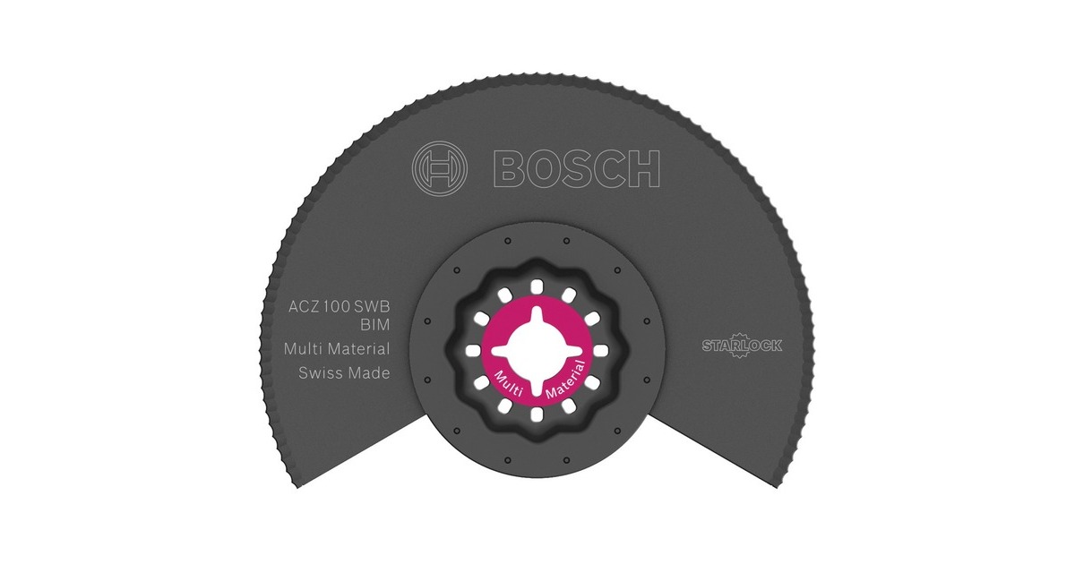 Bosch Segment-Wellenschliffmesser ACZ 100 SWB Multi Material, Ø 100mm, Sägeblatt(BIM) Bosch Segment-Wellenschliffmesser ACZ 100 SWB Multi Material, Ø 100mm, Sägeblatt(BIM)