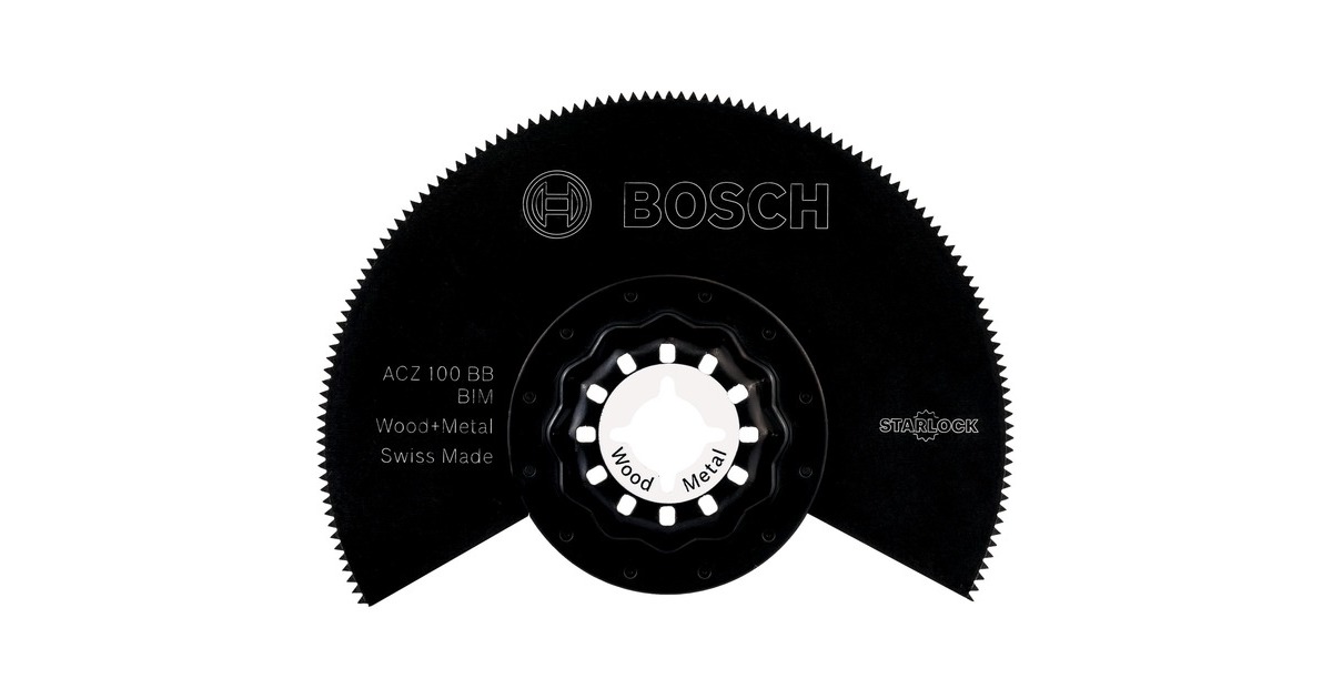 Bosch Segmentsägeblatt ACZ 100 BB Wood + Metal, Ø 100mm(10 Stück, BIM)