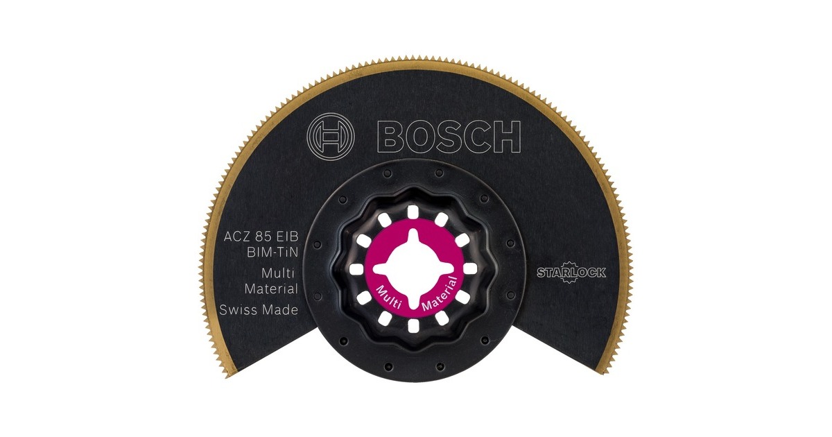 Bosch Segmentsägeblatt ACZ 85 EIB Multi Material, Ø 85mm(10 Stück, BIM-TiN)