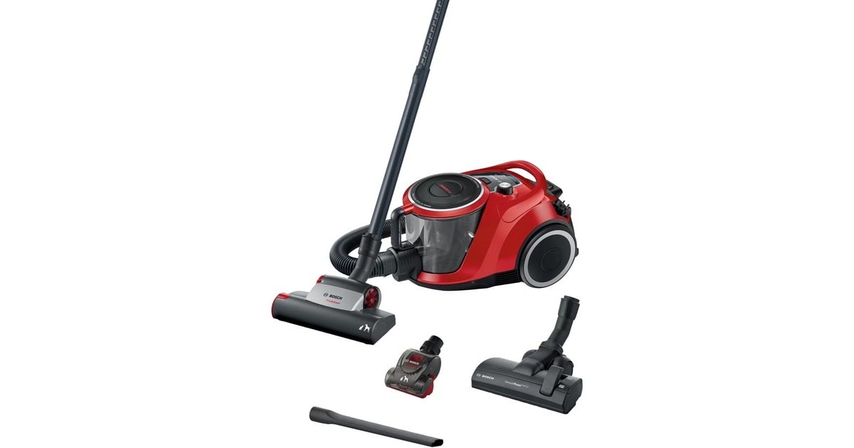 Bosch Serie 6 ProAnimal BGC41PET, Bodenstaubsauger(rot/schwarz, Outlet)