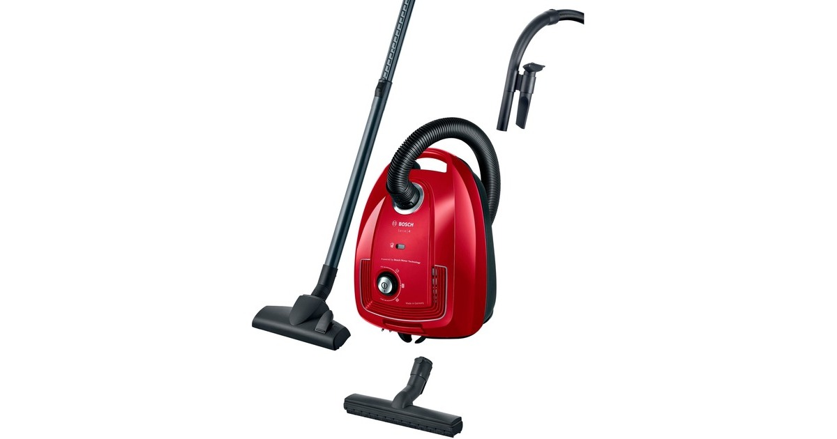 Bosch Serie | 4 BGD38RD1H, Bodenstaubsauger(rot)