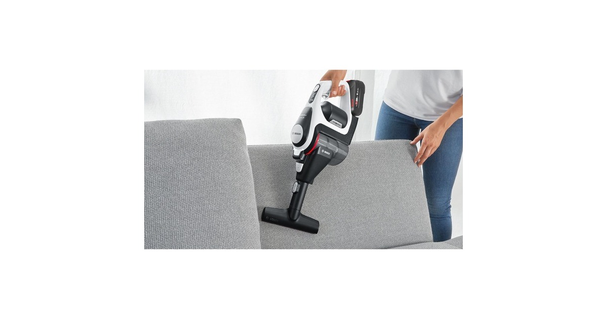 Bosch Serie | 8 Akkustaubsauger Unlimited Gen2 BSS825ALL, Stielstaubsauger(schwarz/weiß, POWER FOR ALL ALLIANCE, Outlet)