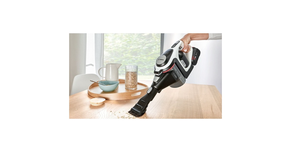 Bosch Serie | 8 Akkustaubsauger Unlimited Gen2 BSS825ALL, Stielstaubsauger(schwarz/weiß, POWER FOR ALL ALLIANCE, Outlet)