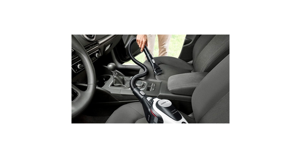 Bosch Serie | 8 Akkustaubsauger Unlimited Gen2 BSS825FRSH, Stielstaubsauger(schwarz/weiß, POWER FOR ALL ALLIANCE)