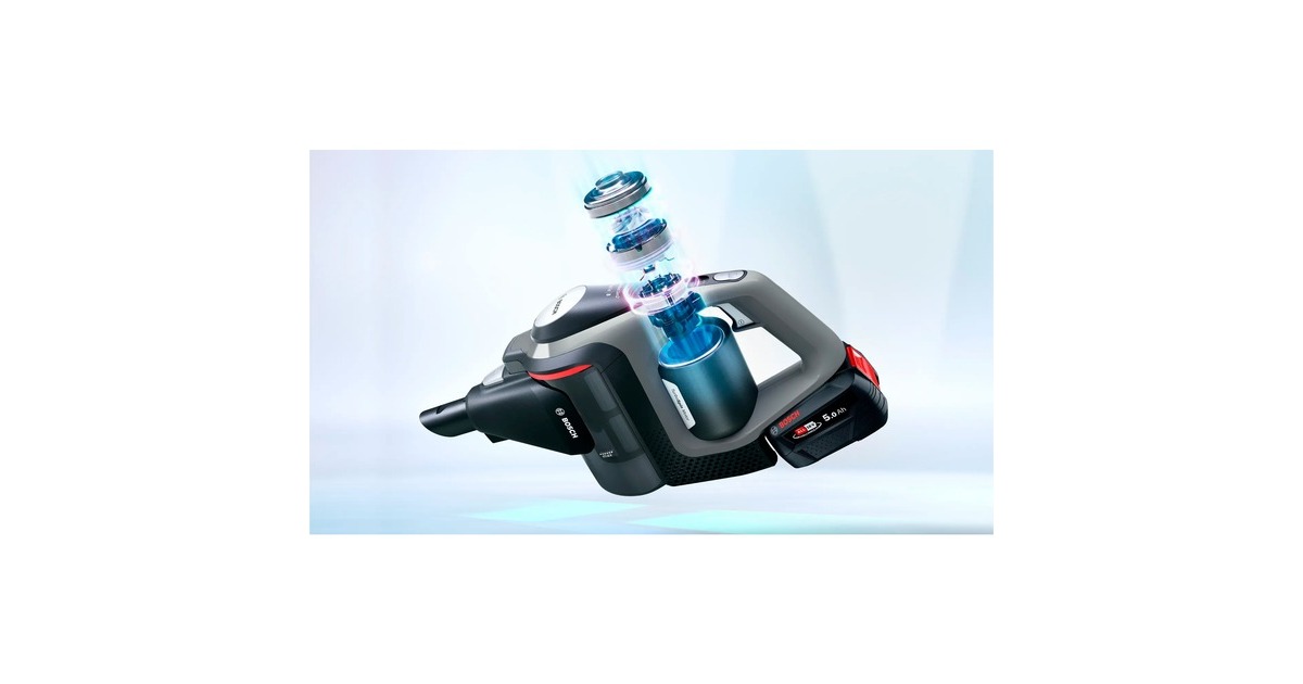 Bosch Serie | 8 Akkustaubsauger Unlimited Gen2 BSS825MULT, Stielstaubsauger(grau, POWER FOR ALL ALLIANCE)