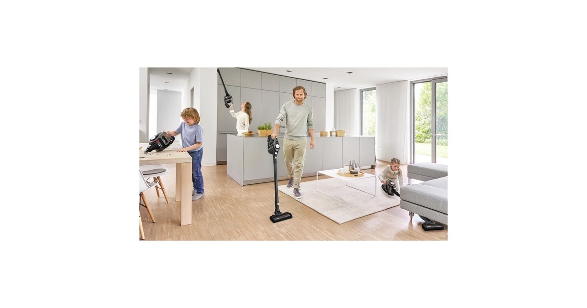 Bosch Serie | 8 Akkustaubsauger Unlimited Gen2 BSS825MULT, Stielstaubsauger(grau, POWER FOR ALL ALLIANCE)