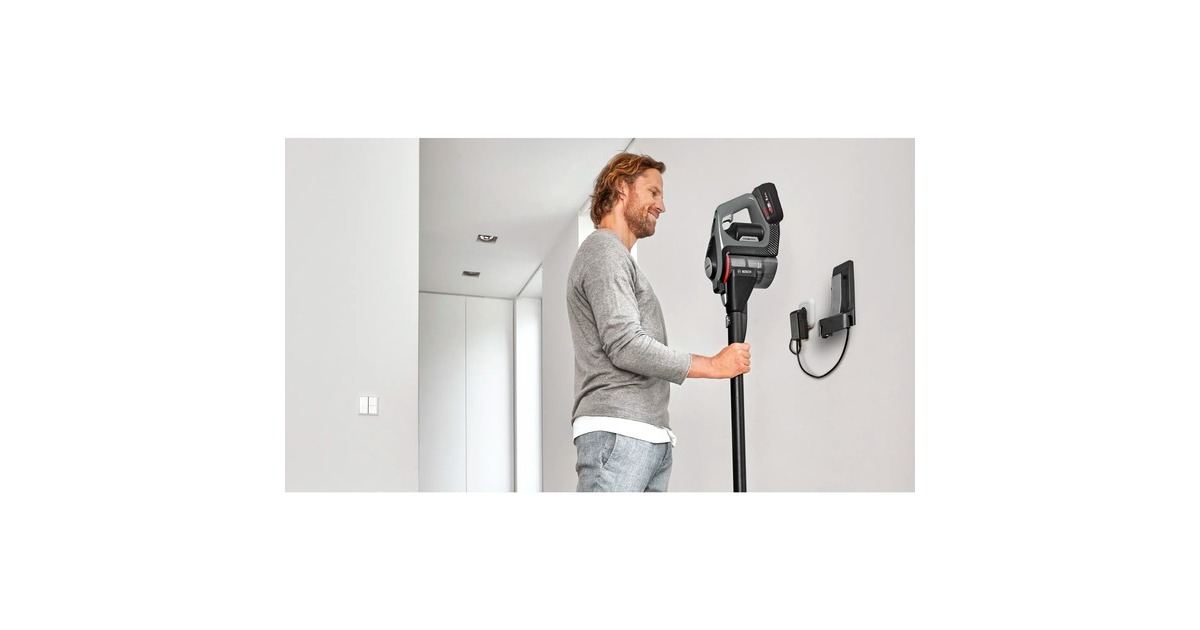 Bosch Serie | 8 Akkustaubsauger Unlimited Gen2 BSS825MULT, Stielstaubsauger(grau, POWER FOR ALL ALLIANCE)