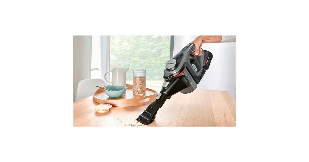 Bosch Serie | 8 Akkustaubsauger Unlimited Gen2 BSS825MULT, Stielstaubsauger(grau, POWER FOR ALL ALLIANCE)