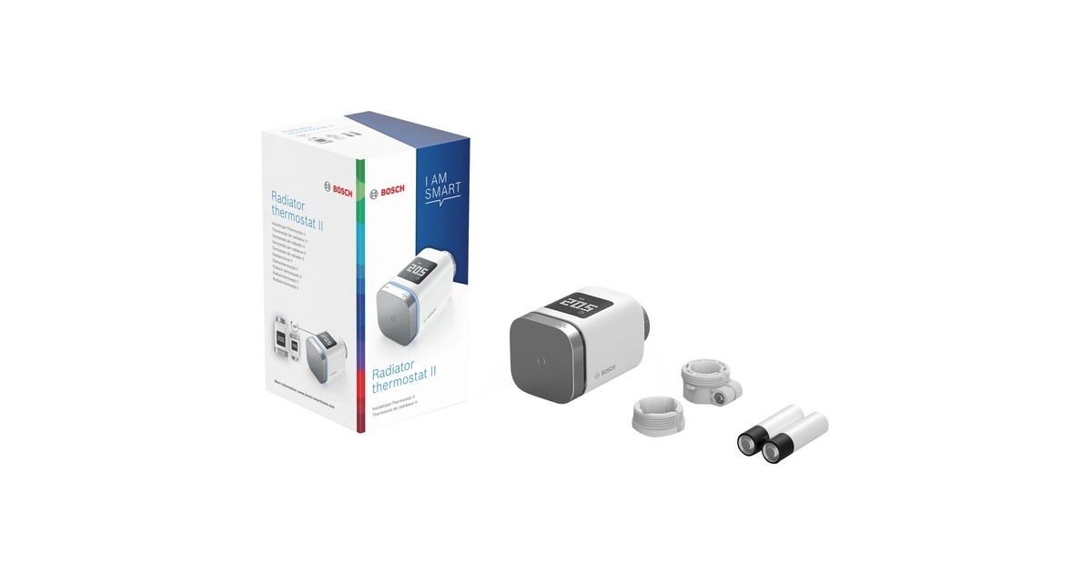 Bosch Smart Home Heizkörper-Thermostat II, Heizungsthermostat(weiß)