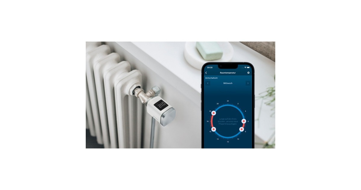 Bosch Smart Home Heizkörper-Thermostat II, Heizungsthermostat(weiß)