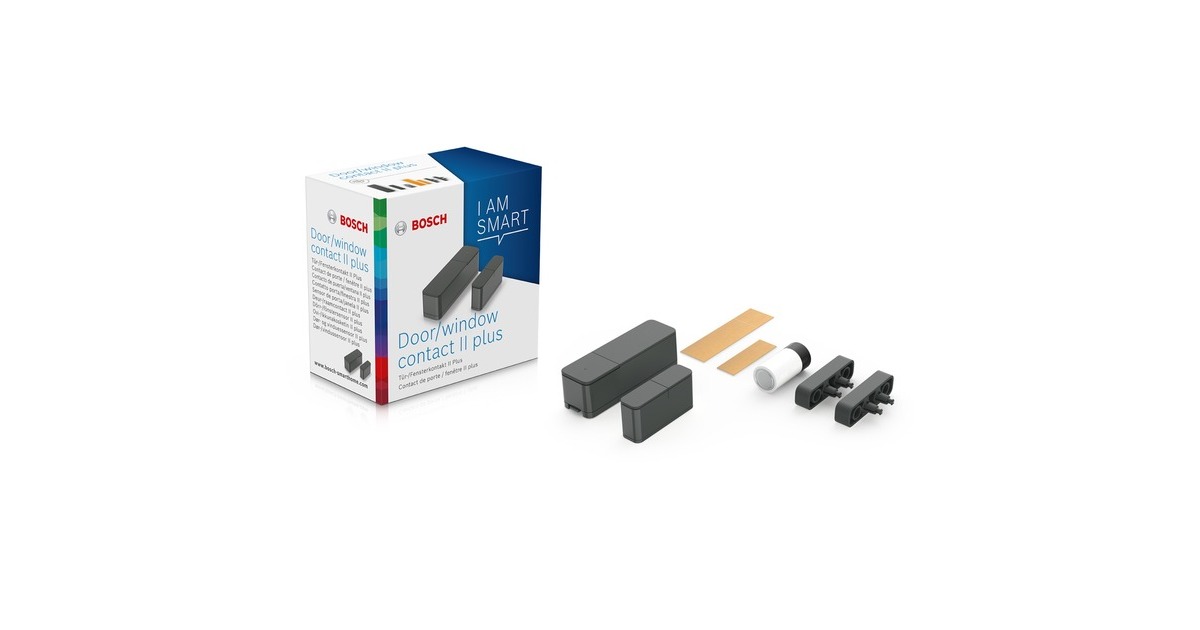 Bosch Smart Home Tür-/Fensterkontakt II Plus, Öffnungsmelder(grau)