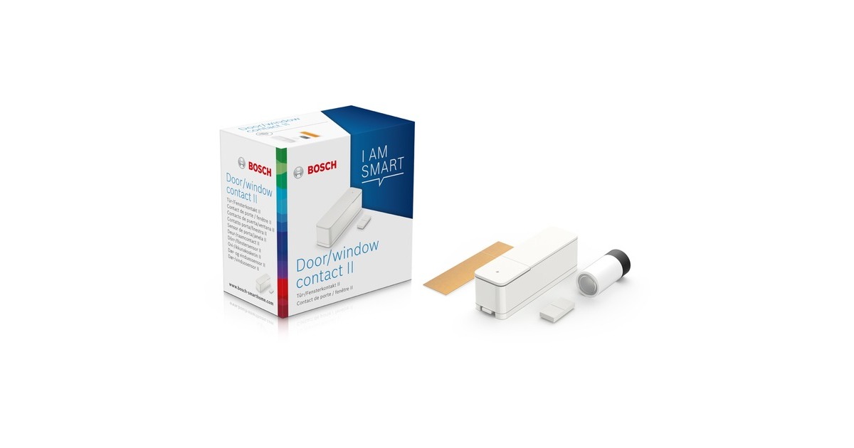Bosch Smart Home Tür-/Fensterkontakt II, Öffnungsmelder(weiß)