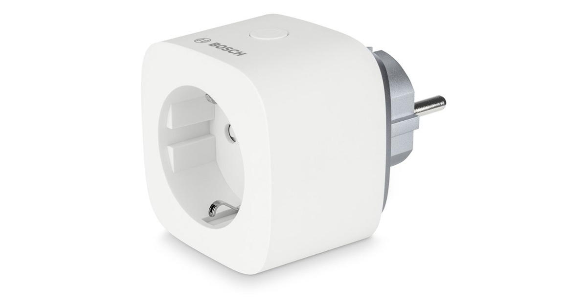 Bosch Smart Home Zwischenstecker Kompakt (BSP-FZ2), Schaltsteckdose(weiß)