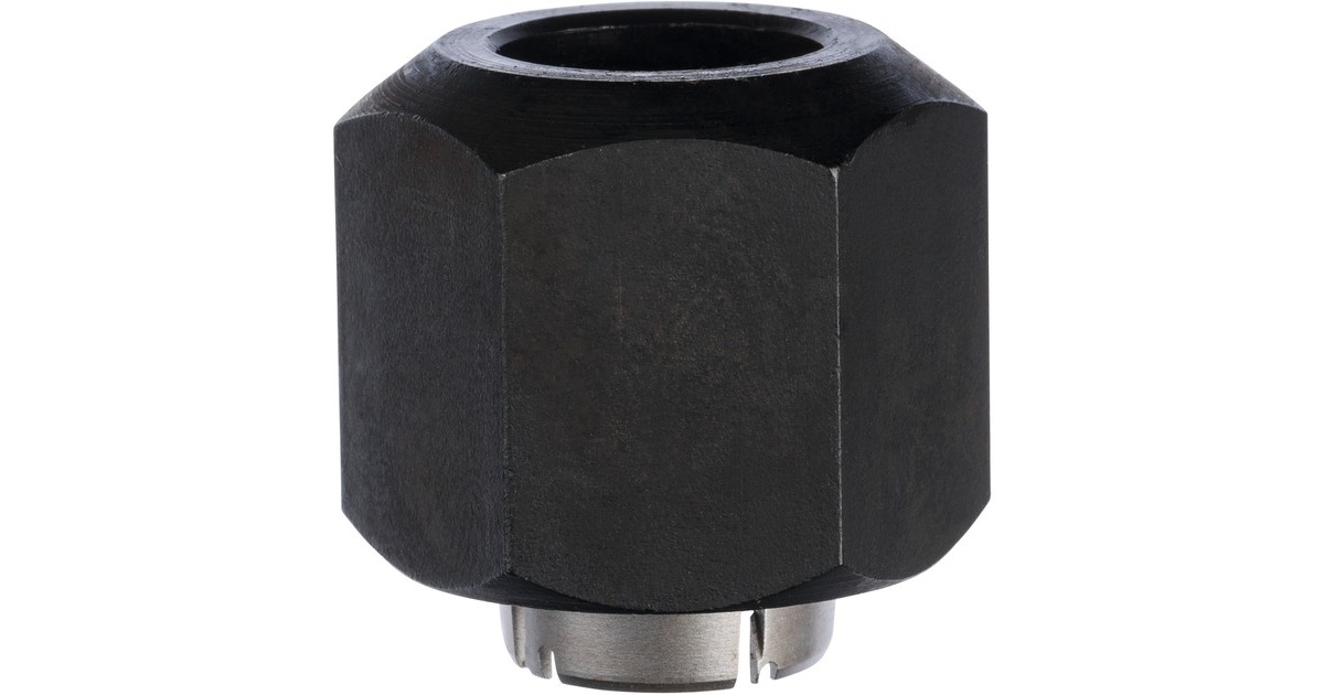 Bosch Spannzange Ø 1/2", Spannmutter SW 24mm(schwarz, für Oberfräsen GOF / GMF)