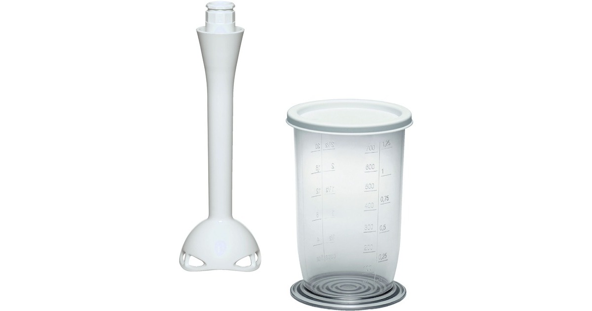 Bosch Stabmixer-Fuß und Becher, Aufsatz(weiß)