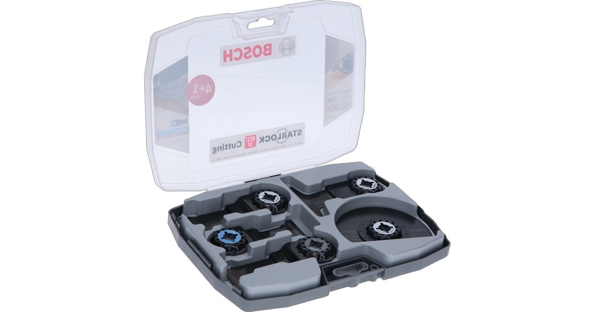 Bosch Starlock Best of Cutting Set, 5-teilig, Sägeblatt-Satz(schwarz, für Multifunktionswerkzeuge) Bosch Starlock Best of Cutting Set, 5-teilig, Sägeblatt-Satz(schwarz, für Multifunktionswerkzeuge)