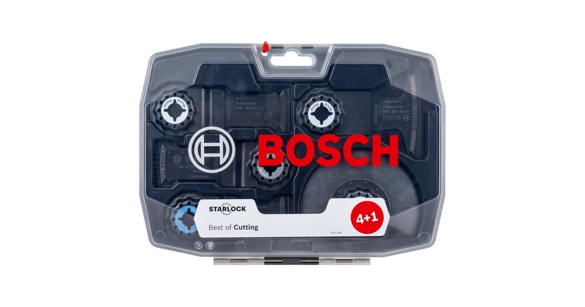 Bosch Starlock Best of Cutting Set, 5-teilig, Sägeblatt-Satz(schwarz, für Multifunktionswerkzeuge)