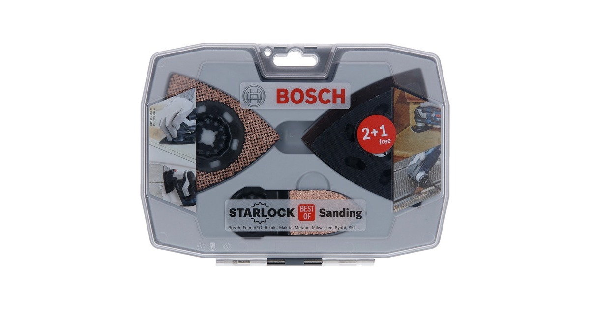 Bosch Starlock Best of Sanding Set, 3-teilig Bosch Starlock Best of Sanding Set, 3-teilig
