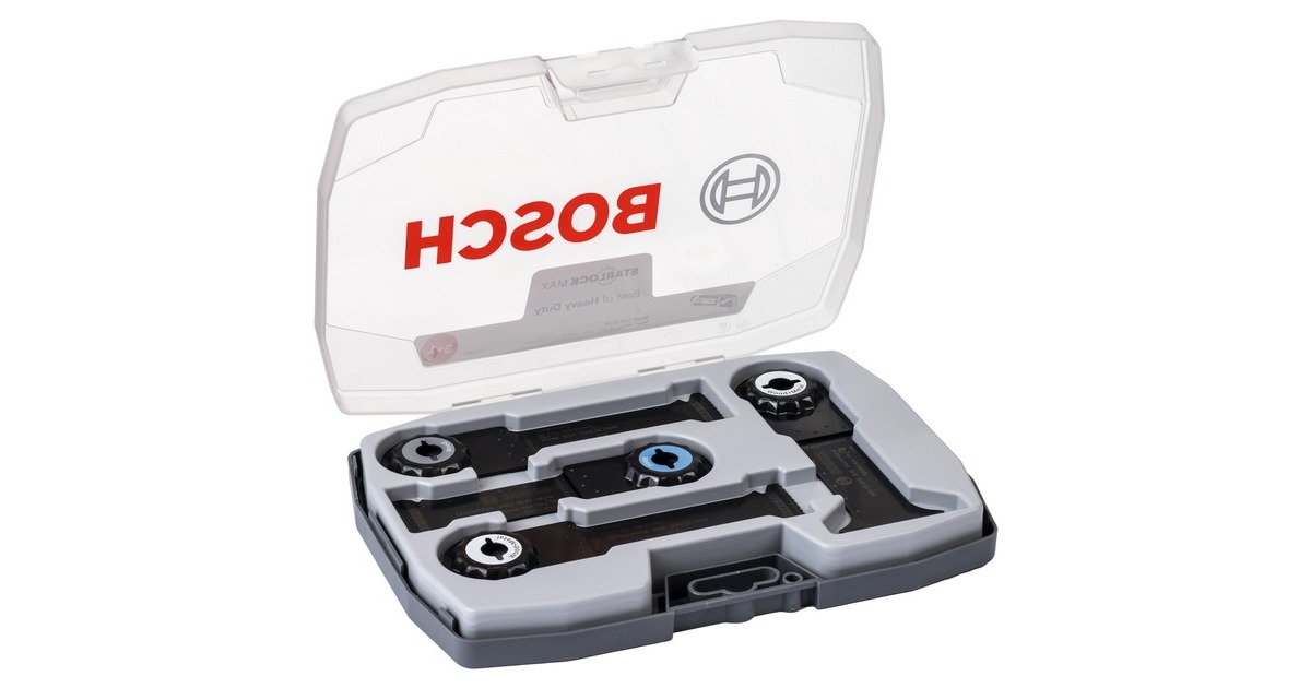 Bosch Starlock Max Best of Heavy Duty Set, 4-teilig, Sägeblatt-Satz(für Multifunktionswerkzeuge) Bosch Starlock Max Best of Heavy Duty Set, 4-teilig, Sägeblatt-Satz(für Multifunktionswerkzeuge)