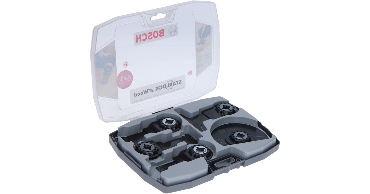 Bosch Starlock Sägeblatt-Satz Holz-Set 6+1(7-teilig, für Multifunktionswerkzeuge) Bosch Starlock Sägeblatt-Satz Holz-Set 6+1(7-teilig, für Multifunktionswerkzeuge)