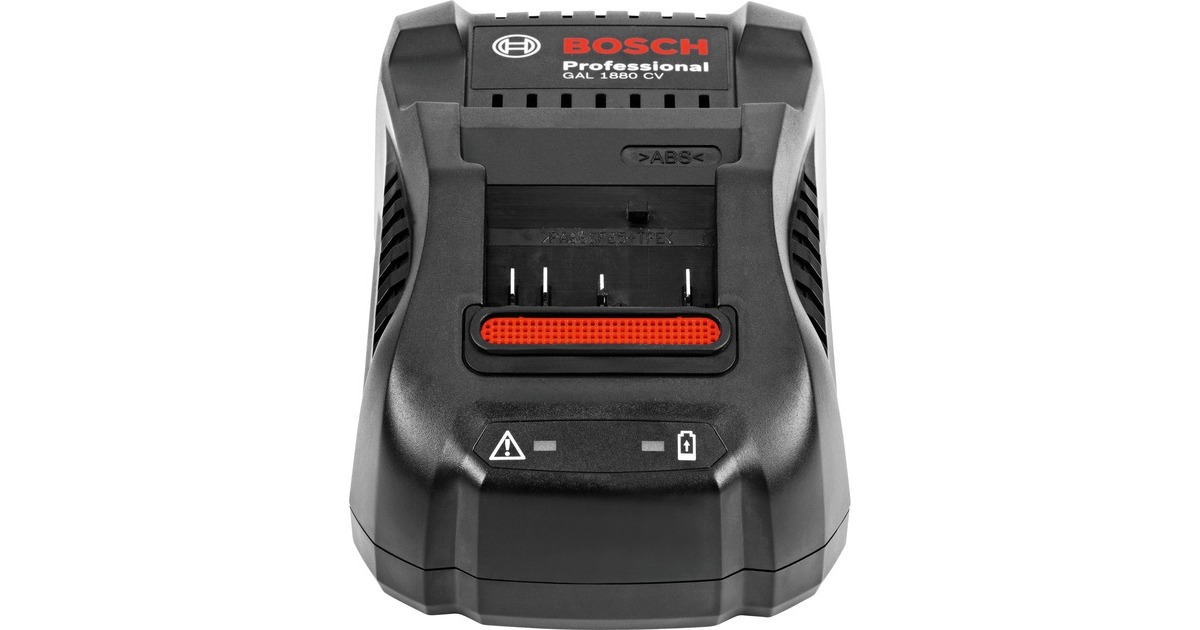 Bosch Starter-Set 18V (2x GBA 18V 5.0Ah + GAL 1880 CV Professional), Ladegerät(schwarz, 2x Akku + Ladegerät, AMPShare Alliance)