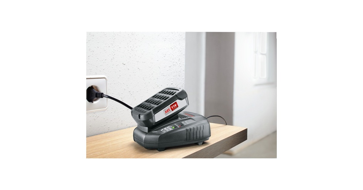 Bosch Starter-Set 18V (PBA 2.5Ah + AL 1830 CV)(schwarz, Akku + Ladegerät, POWER FOR ALL ALLIANCE)