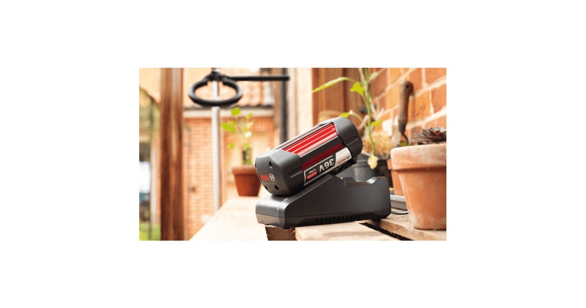 Bosch Starter-Set 36V (GBA 36V 4.0Ah + AL 36V-20), Ladegerät(schwarz, 36V POWER FOR ALL, Akku + Ladegerät)