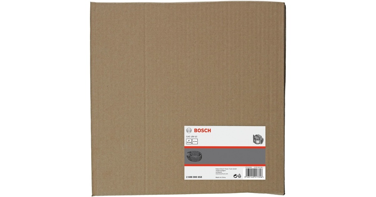 Bosch Staubsaugerschlauch, für GAS 18V-10 L(schwarz, 1,5 Meter, 35mm)