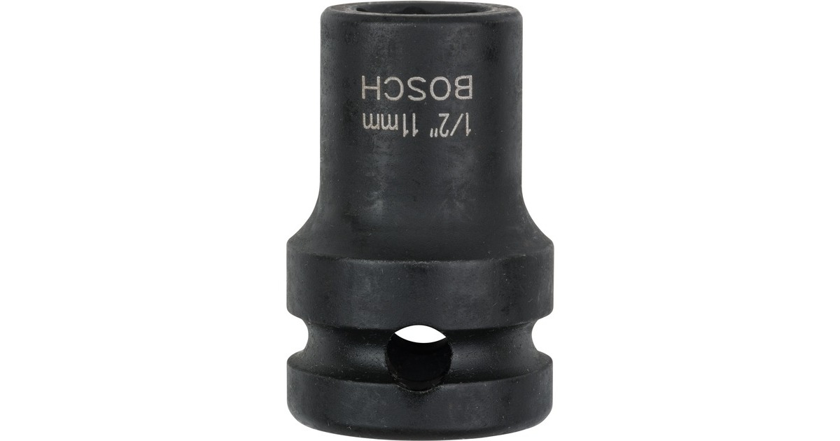 Bosch Steckschlüssel SW11, 1/2"(schwarz, Impact Control)
