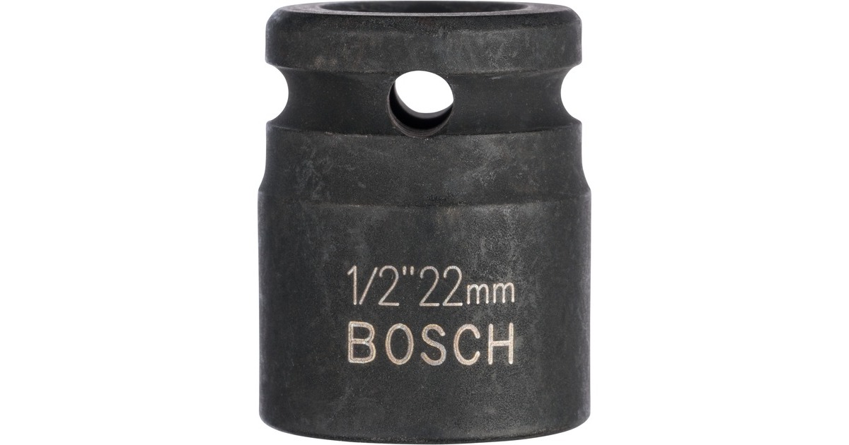 Bosch Steckschlüssel SW22, 1/2"(schwarz, Impact Control)