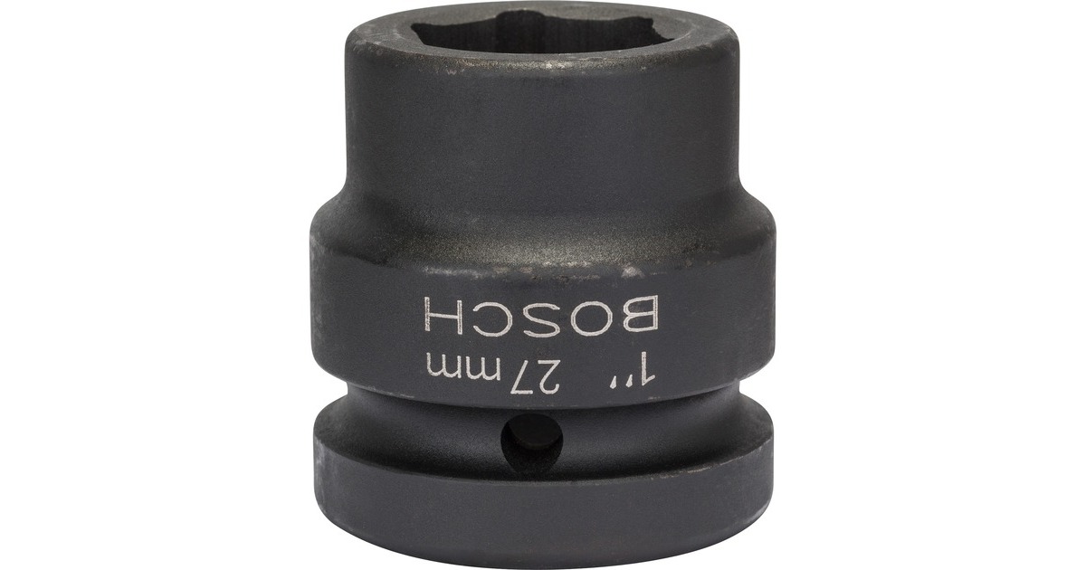 Bosch Steckschlüssel SW27, 1"(schwarz, Impact Control)