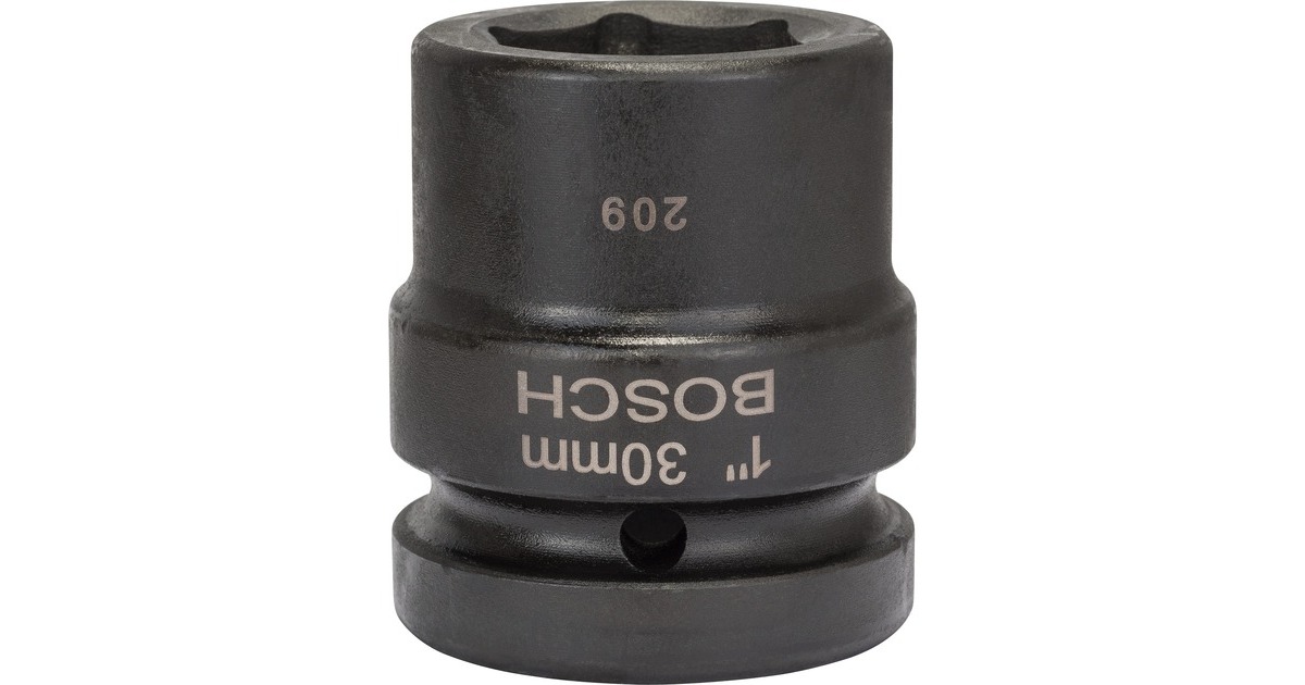 Bosch Steckschlüssel SW30, 1"(schwarz, Impact Control)