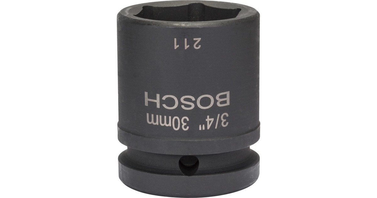 Bosch Steckschlüssel SW30, 3/4"(schwarz, Impact Control)