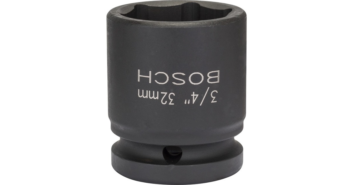 Bosch Steckschlüssel SW32, 3/4"(schwarz, Impact Control)