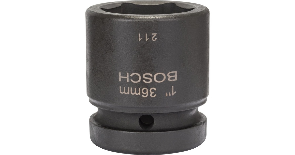 Bosch Steckschlüssel SW36, 1"(schwarz, Impact Control)